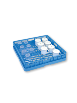 Diskkorg blå, för glas