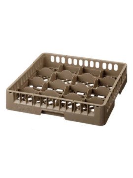 Diskkorg för glas, 16 fack