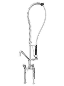 Förspolningsdusch, tvågreppsbladare