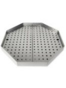 Fettpanna perforerad 55x55x5cm, Potis