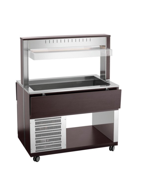 Buffévagn ATENA kyla 3 GN 1/1-200, Wenge