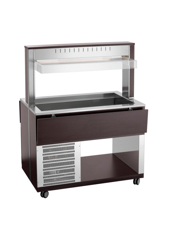 Buffévagn ATENA kyla 3 GN 1/1-200, Wenge
