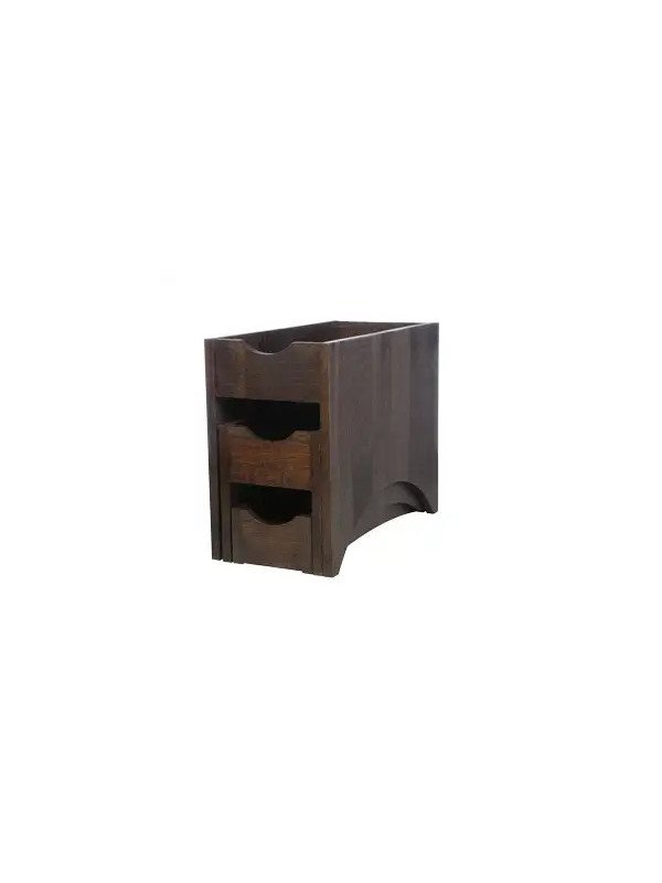 Displaymonter Havanna Black, 3 lådor