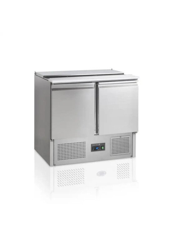 Saladette kylbänk 260L, lyftbar, 2 dörrar