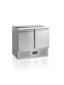 Saladette kylbänk 260L, lyftbar, 2 dörrar