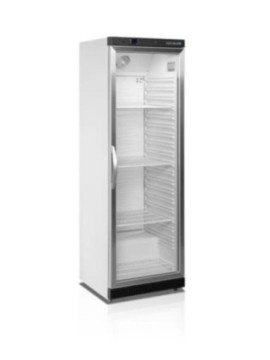 Förvaringskyl rostfri m. glasdörr 350L