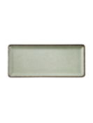 Tallrik flat 35X15cm grön , 6st