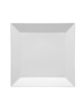 Tallrik kvadratisk vit 27x27cm, 6st