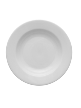 Tallrik djup rund vit 24cm, 6st