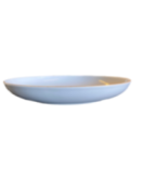 Tallrik flat rund 17,5 cm Vit utan prickar med rand, 6st