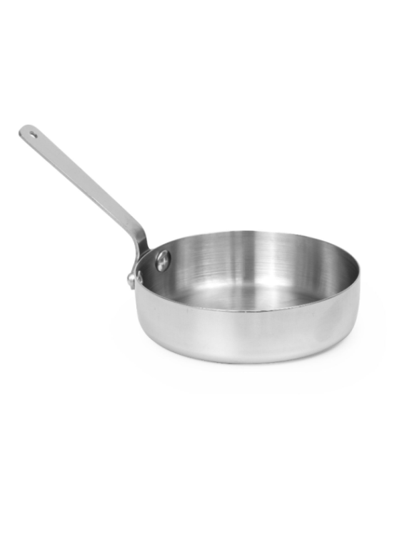 Stekpanna mini rostfri D110mm HH30mm, 6st