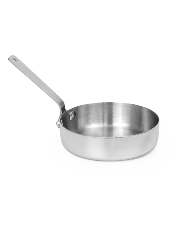 Stekpanna mini rostfri D110mm HH30mm, 6st
