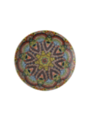 Tallrik flat rund Mandala C 20cm, 4st