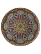 Tallrik flat rund Mandala C 32cm, 4st