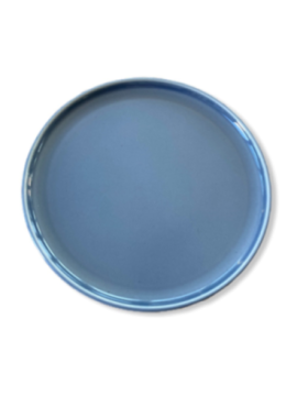 Tallrik flat rund gråblå 17,5cm Ankara, 12st