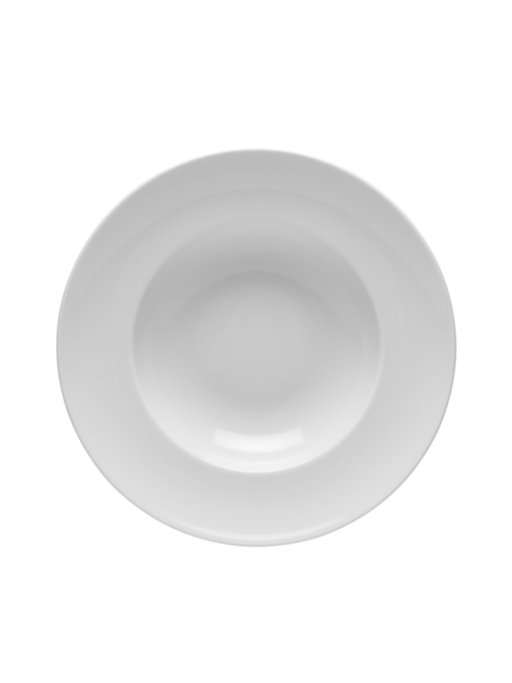 Tallrik djup rund vit 24cm Kaszub, 12st