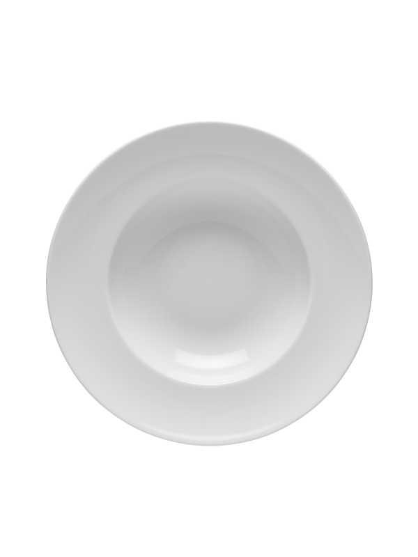 Tallrik djup rund vit 24cm Kaszub, 12st
