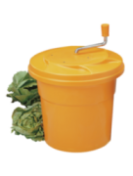 Salladsslunga orange plast 25L