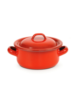 Gryta mini emaljerat stål D100mm H60mm