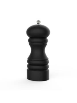 Kryddkvarn matt svart 12 cm med P för peppar