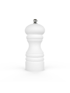 Kryddkvarn matt vit 12 cm med S för salt