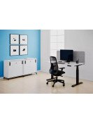 Bordsskärm kortsida grå 70cm – Silencio Basic
