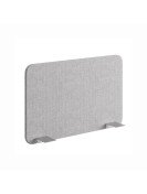Bordsskärm kortsida grå 80cm – Silencio Premium