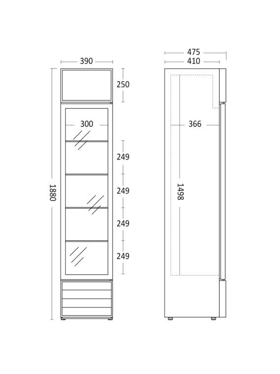 Drickakyl SD 217 BE, svart