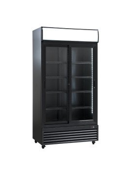 Drickakyl SD 802 BSLE, skjutdörrar, svart