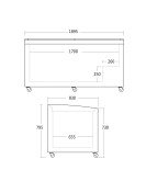 Frysgondol SIF 600 ADGC, 600L