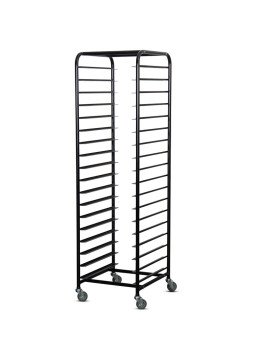 Plåtställ 600x450mm 18 gejder, Svart