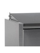 Kylränna GN 1/4, 1500mm, rostfritt lock