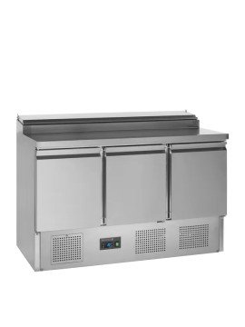 Kallskänksbänk SS1435 med kylränna 348L, 3 dörrar