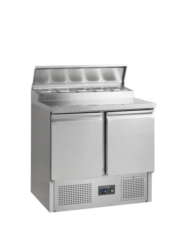 Kallskänksbänk SS920 med kylränna 228L, 2 dörrar