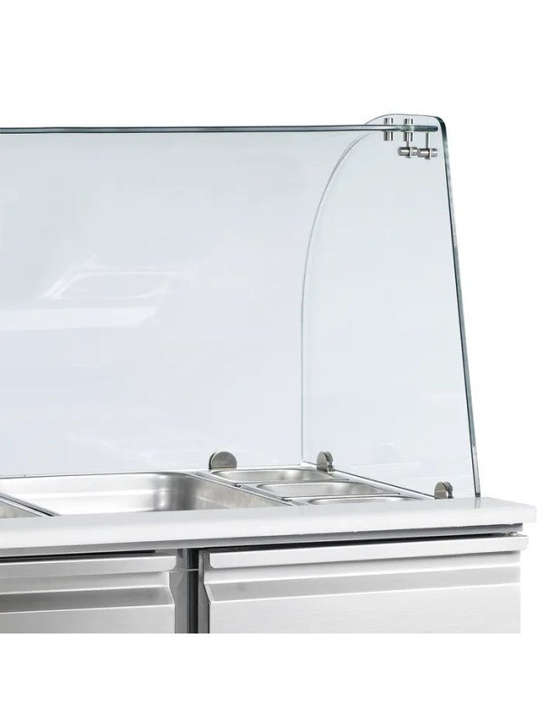 Saladette kylbänk 260L SA920, 2 dörrar