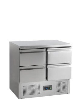 Saladette kyl 260L SA914, 4 lådor