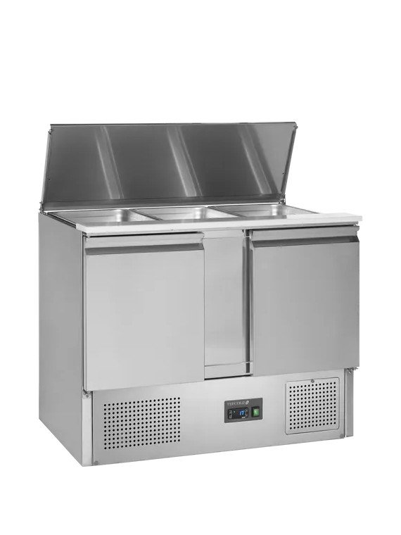 Saladette kylbänk 270L SA1045, 2 dörrar