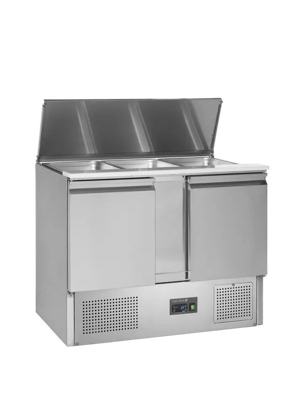 Saladette kylbänk 270L SA1045, 2 dörrar