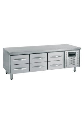 Grillkylbänk UC5360, 6 draglådor