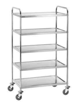 Storköksvagn 5-hyllplan