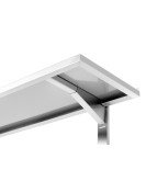 Rostfri vägghylla 1200x355mm