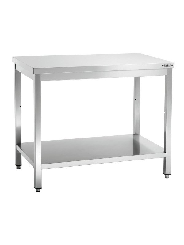 Rostfri arbetsbänk 100cm med underhylla
