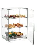 Buffédisplay 405 med 3 hyllplan, glas