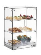 Buffédisplay 405 med 3 hyllplan, glas