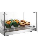 Buffédisplay 405 med 3 hyllplan, glas
