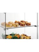 Buffédisplay 405 med 3 hyllplan, glas
