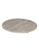 Rund serveringsbricka D45cm, askgrå