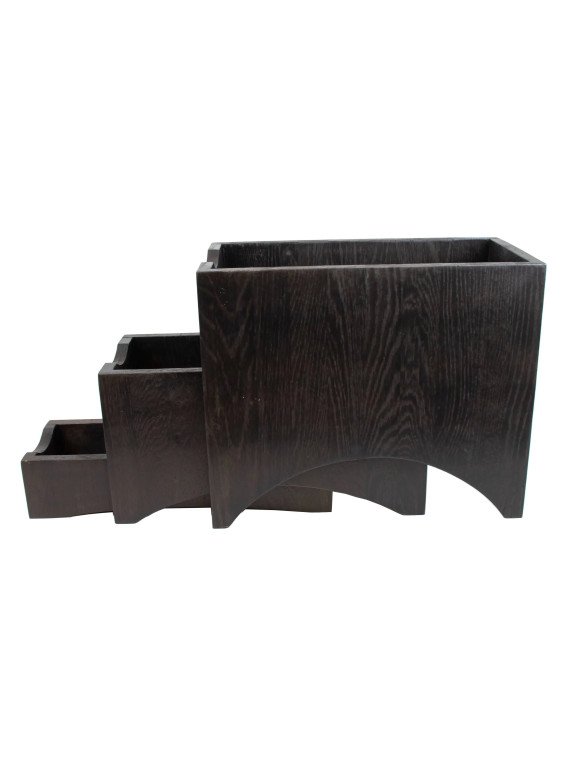 Displayställning med 3 fack, Havanna Black