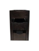 Displayställning med 3 fack, Havanna Black