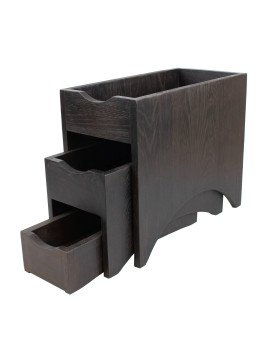 Displayställning med 3 fack, Havanna Black